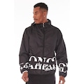 Jaqueta Corta Vento com Capuz Onbongo Surf - Masculina PRETO