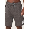 Bermuda NBA Moletom Chicago Bulls - Masculina PRETO