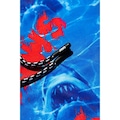 Bermuda Boardshort HD Sublimado Collab Jaws - Masculina AZUL