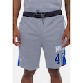 Bermuda NBA Moletom Basketball - Masculina CINZA ESCURO
