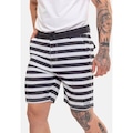 Bermuda Boardshort Onbongo Híbrido Listrado - Masculina PRETO