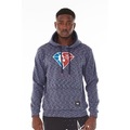 Blusão De Moletom Com Capuz NBA Diamond - Masculino AZUL ESCURO