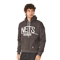 Blusão De Moletom Com Capuz NBA Brooklyn Nets - Masculino CINZA