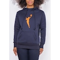 Blusão De Moletom Com Capuz WNBA Fechado Jumpman Preto - Feminino PRETO