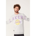 Blusão De Moletom Com Capuz Nba Los Angeles Lakers - Masculino CINZA ESCURO