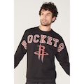 Blusão De Moletom Sem Capuz Nba Houston Rockets - Masculino PRETO