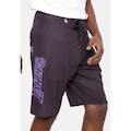 Bermuda Boardshort Nba Blur Logo Los Angeles Lakers - Masculina PRETO