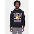 Blusão De Moletom Com Capuz Mitchell & Ness Playoffs Chicago Bulls - Masculino PRETO
