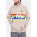 Blusão De Moletom Mitchell & Ness Canguru Denver Nuggets Dikembe Mutombo - Masculino BEGE