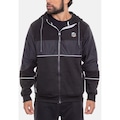 Jaqueta de Moletom com Capuz Hd Canguru Aberto - Masculina PRETO