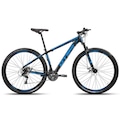 Bicicleta Aro 29 GTSprom5 Alumínio Intense - Freio a Disco - Câmbio Importado - 21 Marchas - Adulto PRETO/AZUL