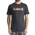 Camiseta Hurley O&O Fire Sm24 - Masculina PRETO