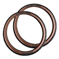 Par Pneu Aro 29 X 2.10 Bike Mtb Arisun Mount Bona Faixa PRETO/MARROM