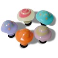 Kit Jibbitz Far Out Cogumelos Pack - 5 Unidades - Unissex BRANCO