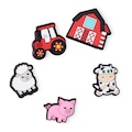 Kit Jibbitz Animais de Fazenda - 5 unidades BRANCO
