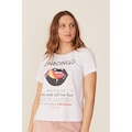 Camiseta Onbongo Estampada - Feminina OFF WHITE