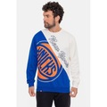 Blusão De Moletom NBA Wordmark New York Knicks - Masculino OFF WHITE
