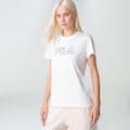 Camiseta Fila Basic Outline - Feminina Off White