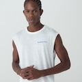 Camiseta sem Manga Fila Change The Future - Unissex BRANCO/AZUL