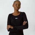 Camiseta Manga Longa Fila Bio Ii - Feminina PRETO
