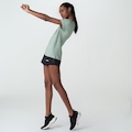 Shorts Fila Basic Train Duplo - Feminino PRETO