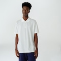 Camisa Polo Fila Basic Letter - Masculina BRANCO