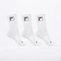 Meia Cano Alto Fila Tripack Fbox - Unissex BRANCO