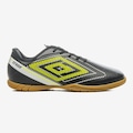 Chuteira Futsal Umbro Stride - Adulto PRETO/BRANCO