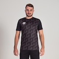 Camiseta Umbro Diamond D - Masculina PRETO