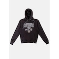 Blusão De Moletom Com Capu NBA Patches Chicago Bulls - Masculino PRETO