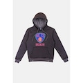 Blusão De Moletom Com Capuz NBA Neon Colors Nets Grafite - Masculino CINZA