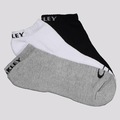Kit Meia Soquete Oakley Show - 3 Pares - Unissex BRANCO