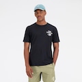 Camiseta New Balance Essentials Logo - Masculina PRETO