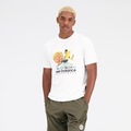 Camiseta New Balance Hoops Basket - Masculina BRANCO
