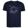 Camiseta New Era All Building - Masculina MARINHO/PETROLEO