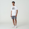 Camiseta Umbro Large Logo Duo - Masculina BRANCO