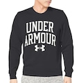 Blusão de Moletom Under Armour Rival Terry Crew - Masculino PRETO