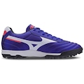Chuteira Society Adulto Mizuno Morelia Classic AZUL/BRANCO
