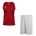 Kit Penalty: Camiseta Regata X + Bermuda - Masculino BRANCO/VERMELHO