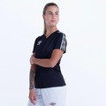 Camisa Umbro Traditional Tape - Feminina PRETO