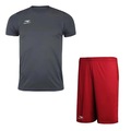Kit Camiseta Penalty X + Bermuda Penalty X - Masculino CINZA/VERMELHO