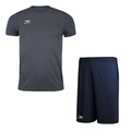 Kit Camiseta Penalty X + Bermuda Penalty X - Masculino CINZA/AZUL ESC