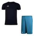 Kit Camiseta Penalty X + Bermuda Penalty X - Masculino PRETO/AZUL