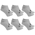 Kit Meias Sapatilha Esporte Legal Invisível - 6 Pares - Masculina CINZA