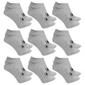 Kit Meias Sapatilha Esporte Legal Invisível - 9 Pares - Masculina CINZA
