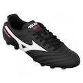 Chuteira de Campo Mizuno Morelia Classic Md - Adulto PRETO/BRANCO