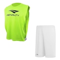 Kit Colete Penalty Futebol + Calção Penalty X - Masculino VERDE/BRANCO