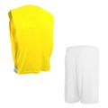 Conjunto de Futebol Penalty: Colete + Calção Penalty X - Masculino AMARELO/BRANCO