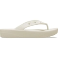Chinelo Crocs Classic Plataform Flip Bone - Unissex BEGE