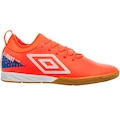 Chuteira Futsal Umbro Adamant Club - Adulto LARANJA/AZUL